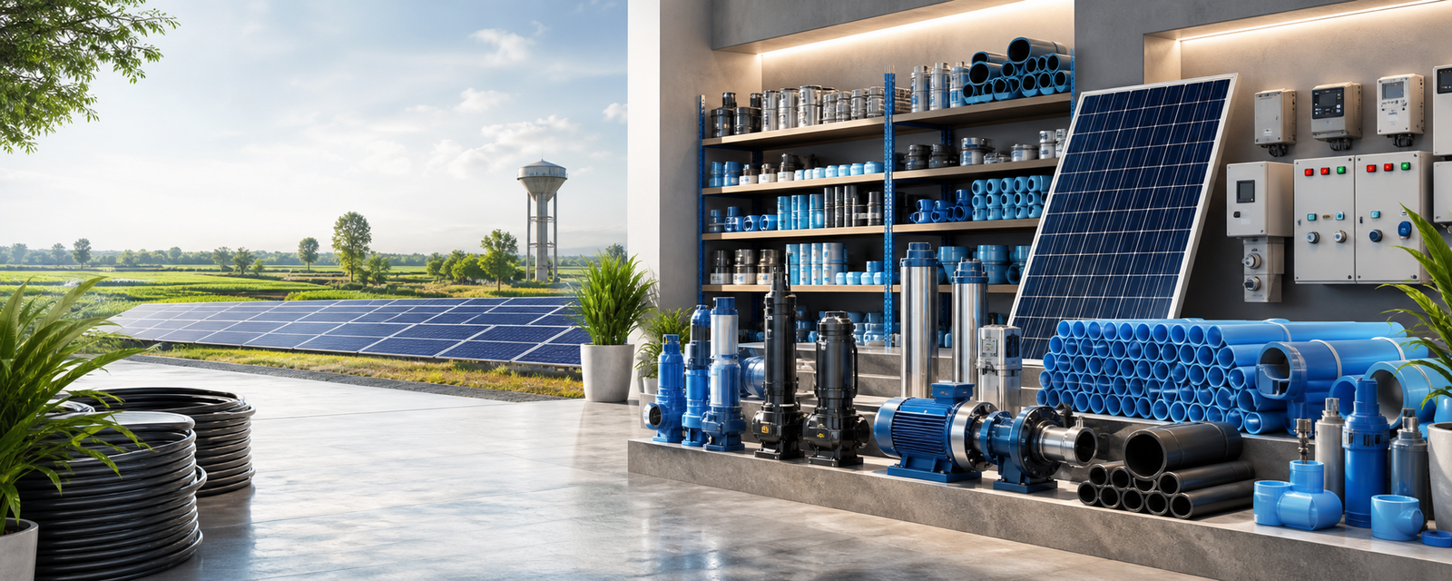 Solar and power solution setup